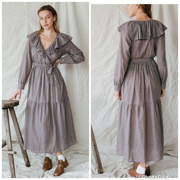 ❌SOLD❌Christy Dawn The Vivian Dress in Winter Garden Plaid - Picture 1 of 13